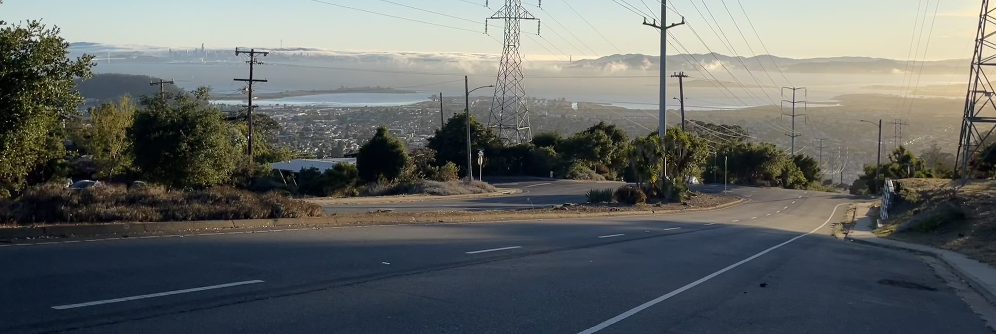 View on a ride in North Berkeley