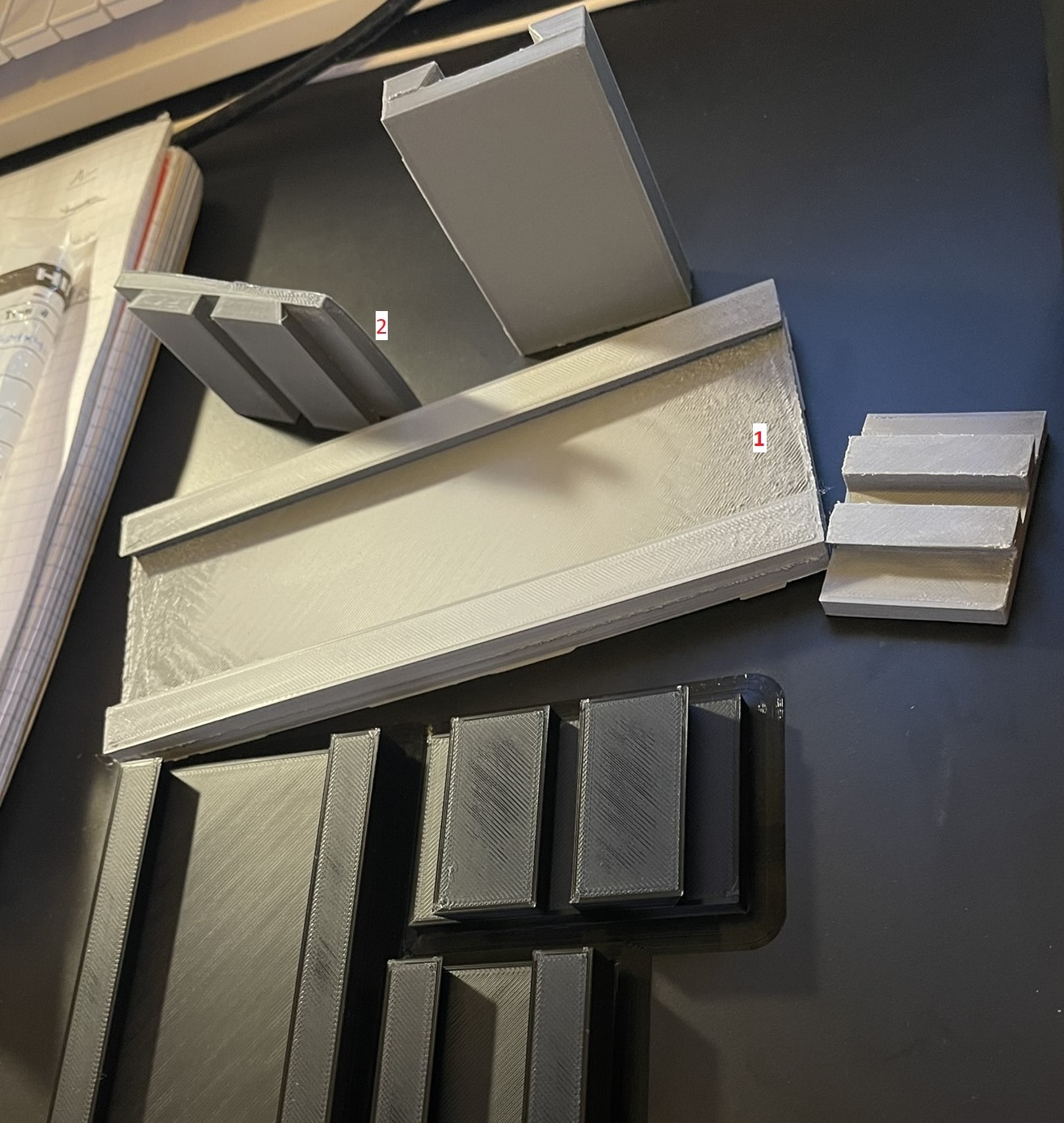 Early Linear slide designs